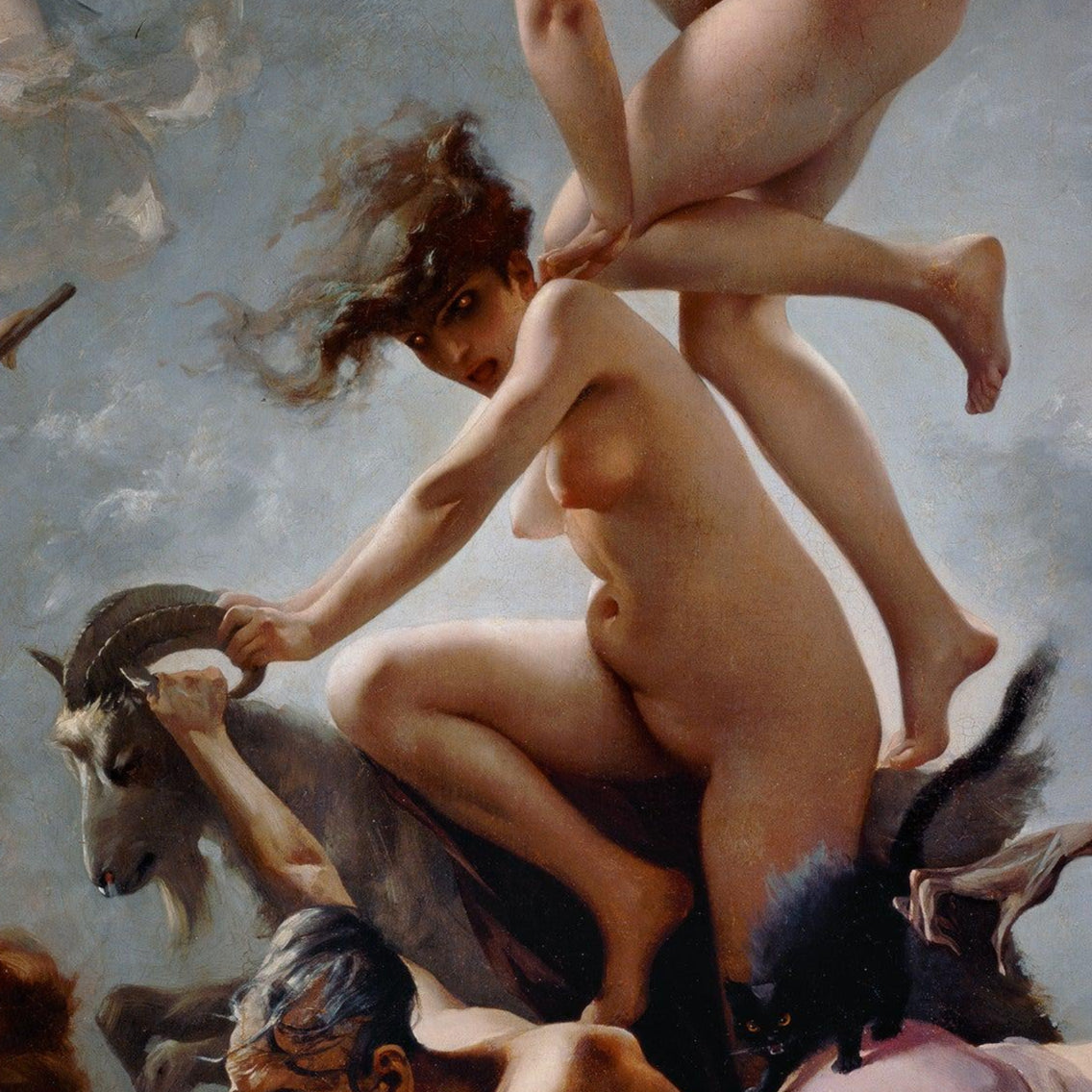Witches Going to Their Sabbath | Luis Ricardo Falero | 1878