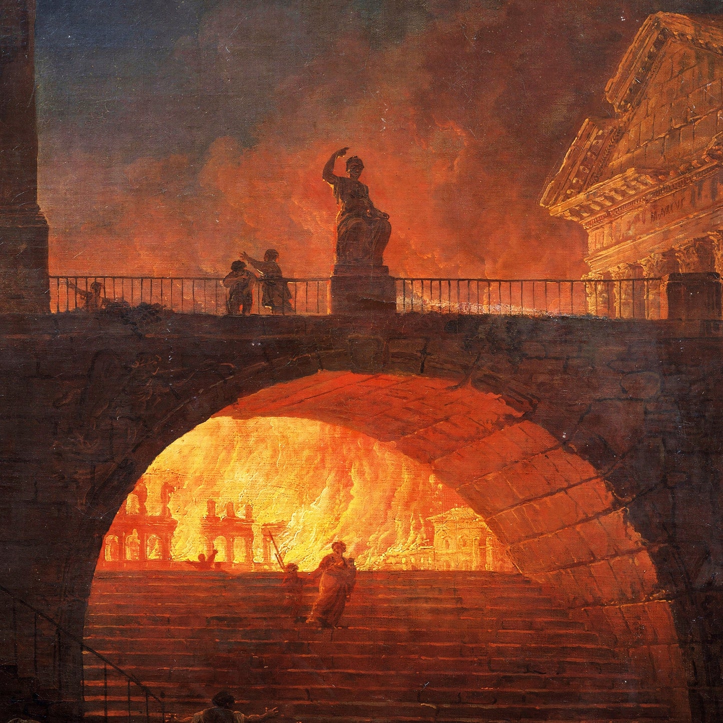 The Fire of Rome | Hubert Robert | 1785