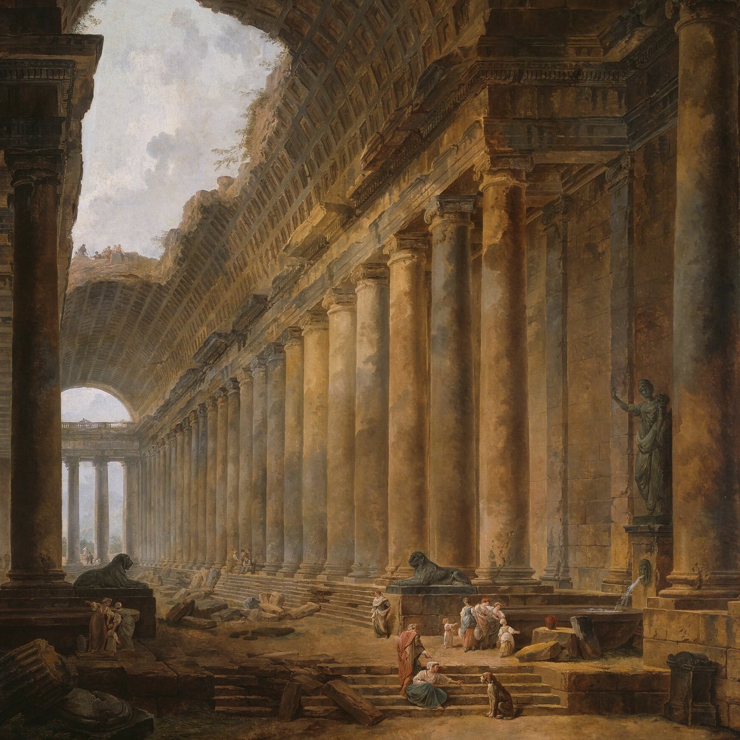 The Old Temple | Hubert Robert | 1787