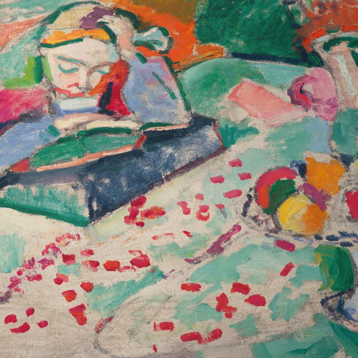 Interior With a Young Girl | Henri Matisse | 1905-1906