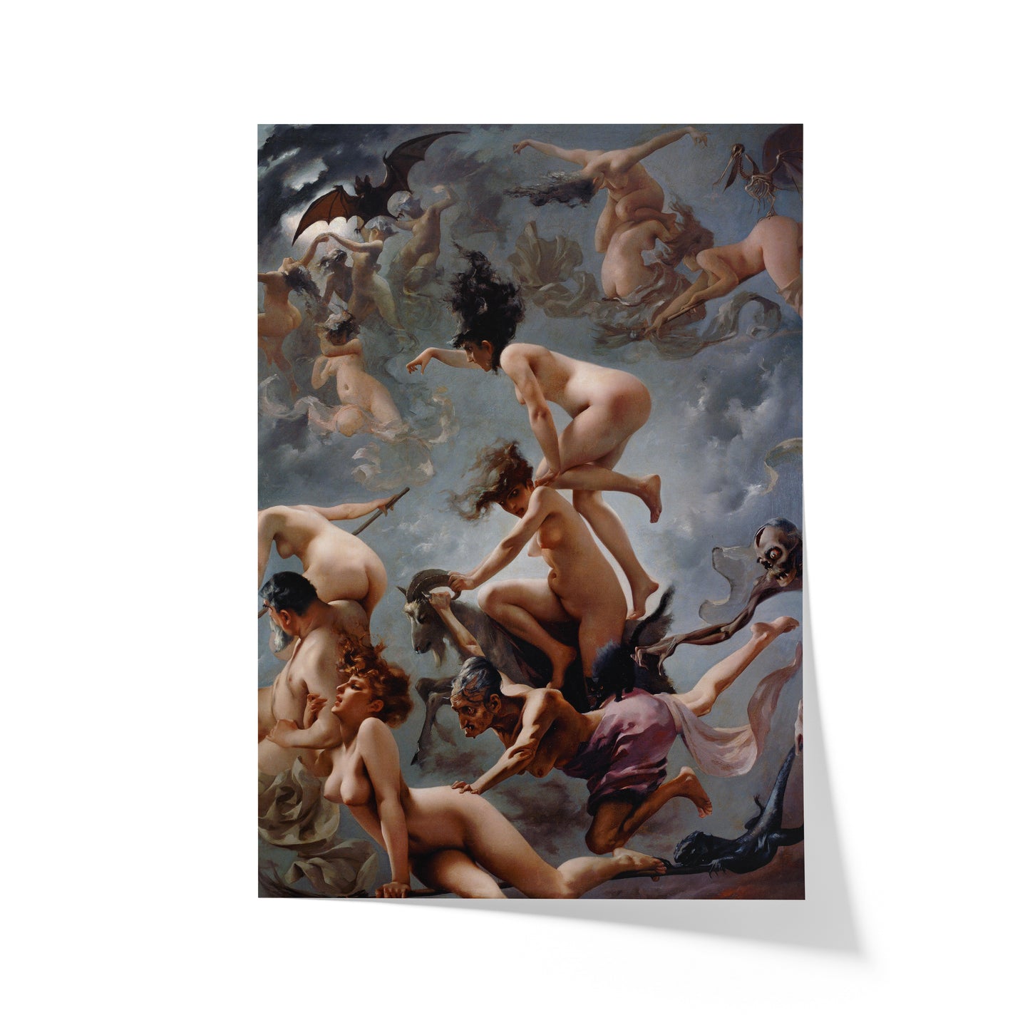 Witches Going to Their Sabbath | Luis Ricardo Falero | 1878