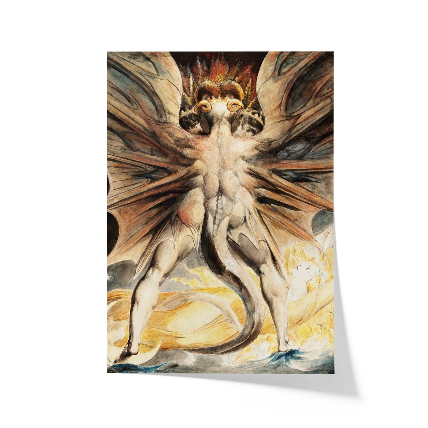 The Great Red Dragon and the Woman Clothed with the Sun | William Blake | c. 1803-05