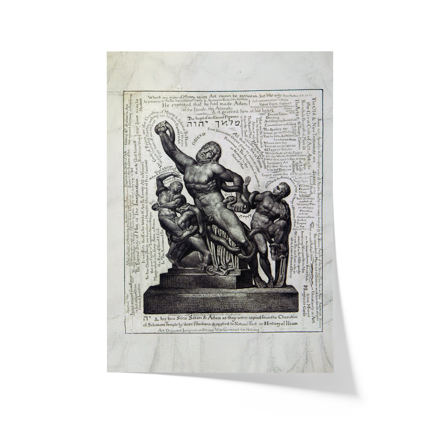 Laocoön | William Blake | 1825-27