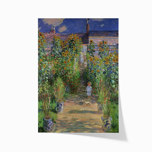 Monet's Garden at Vétheuil | Claude Monet | 1880