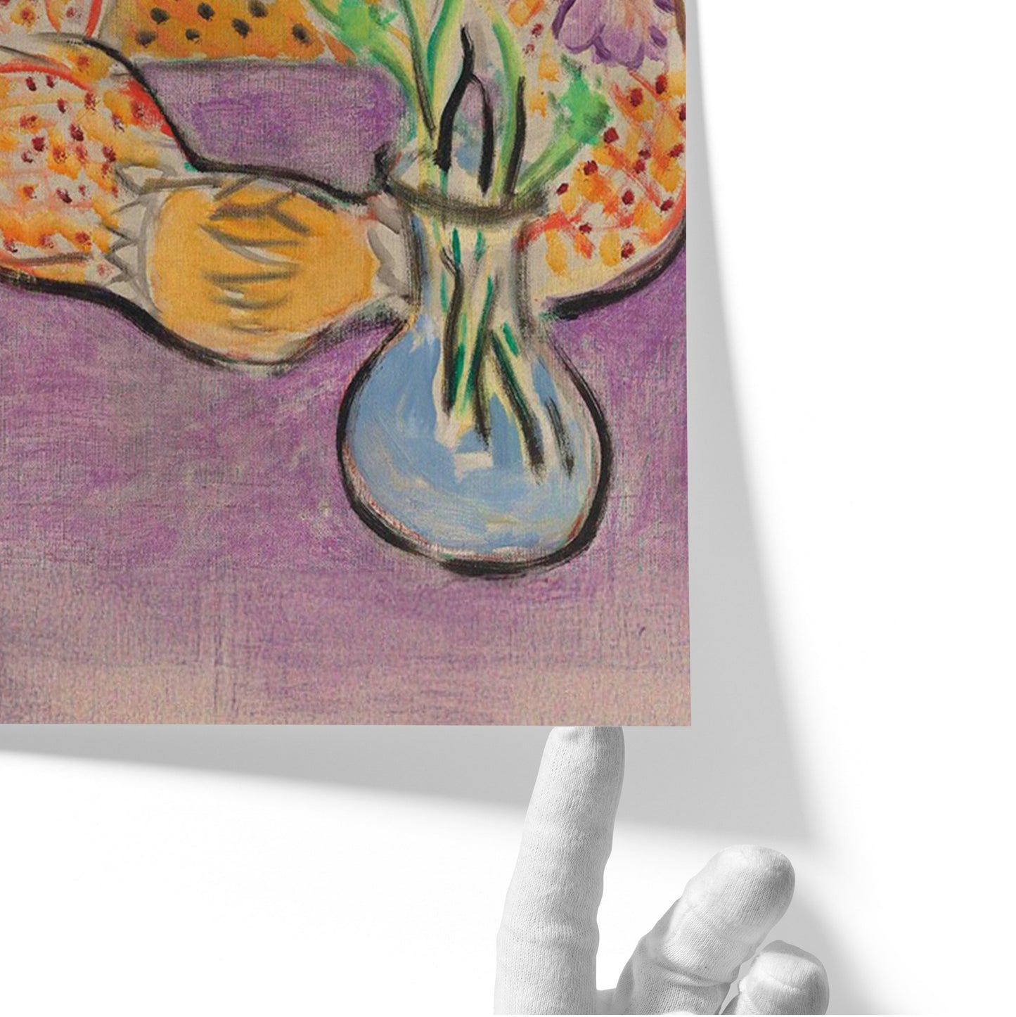 Young Girl with Anemones on Purple Background | Henri Matisse | 1944