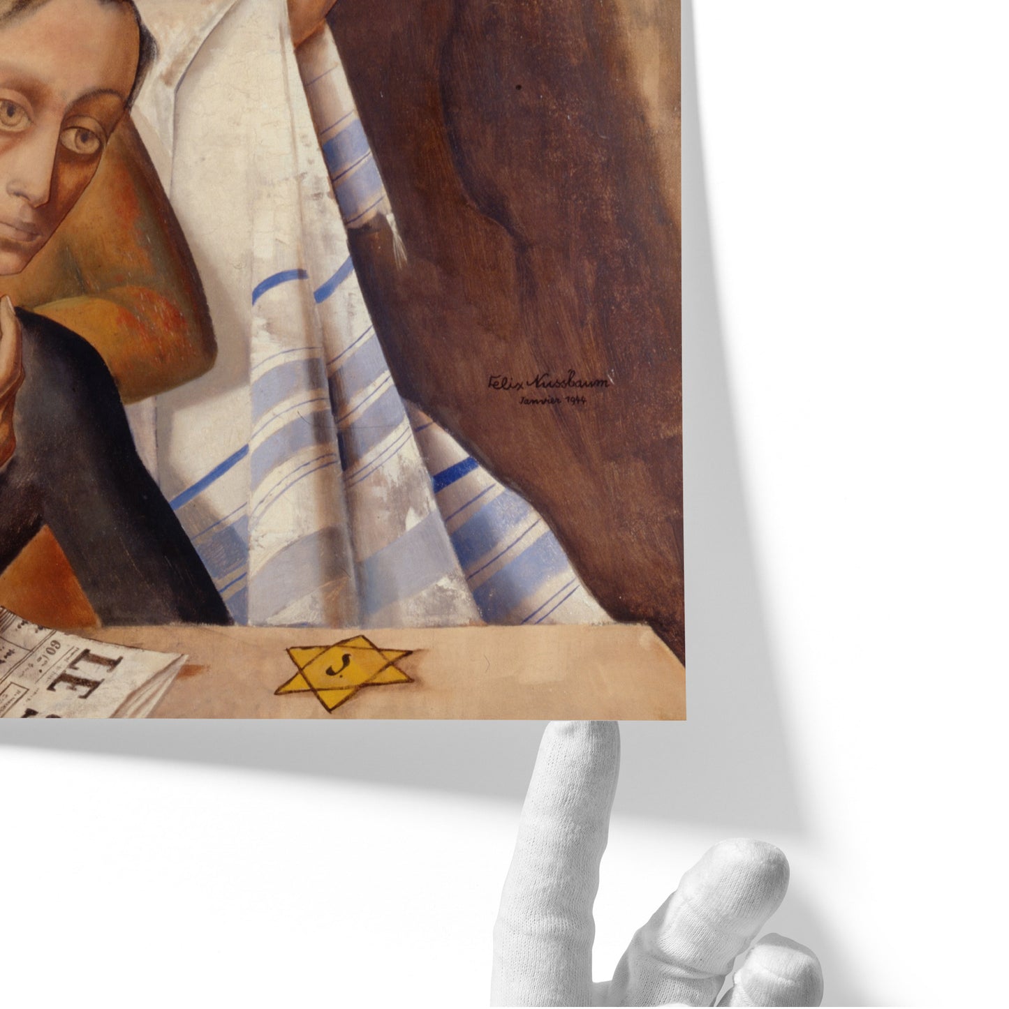 Self Portrait in Hiding Place | Felix Nussbaum | 1944