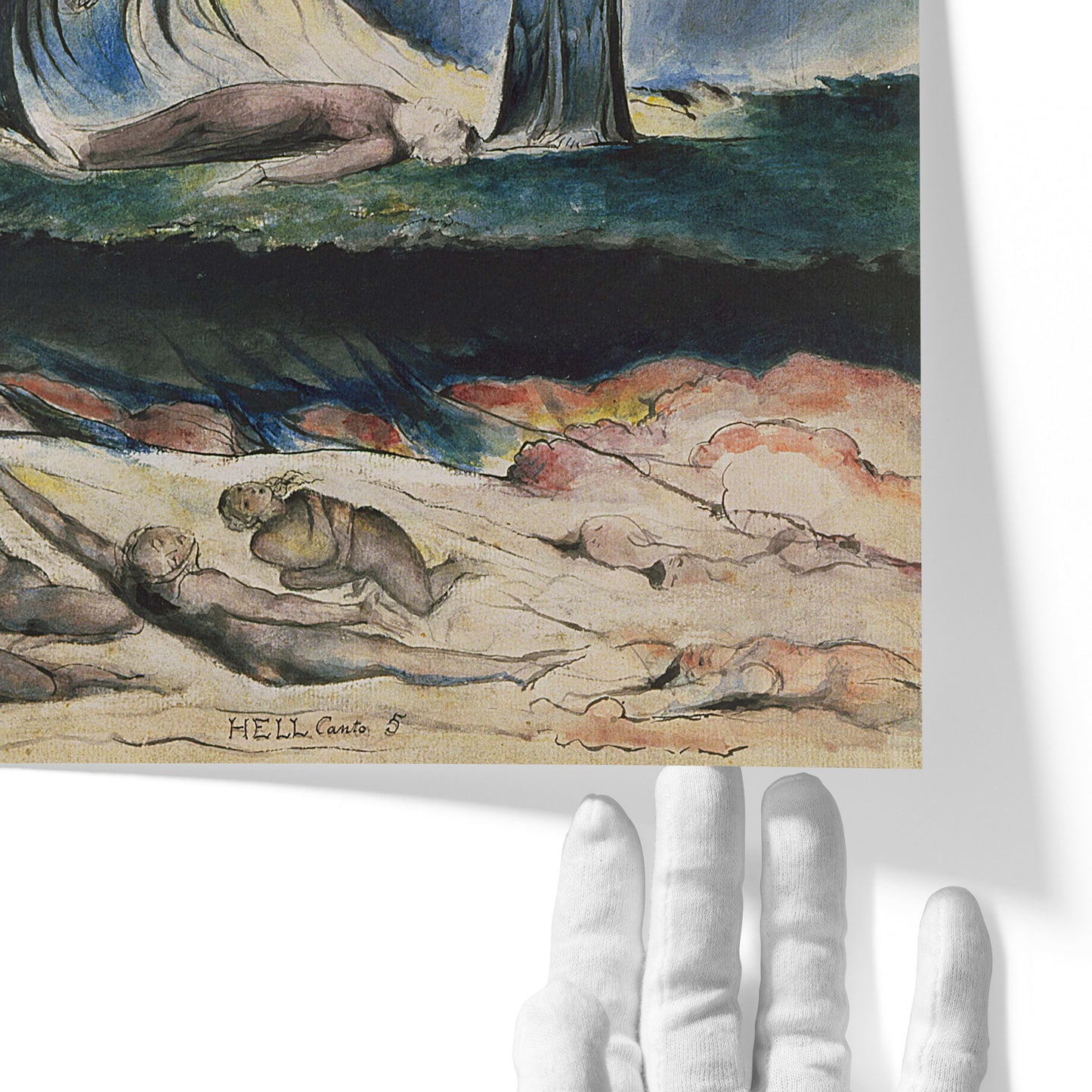 The Lovers' Whirlwind | William Blake | 1824-27