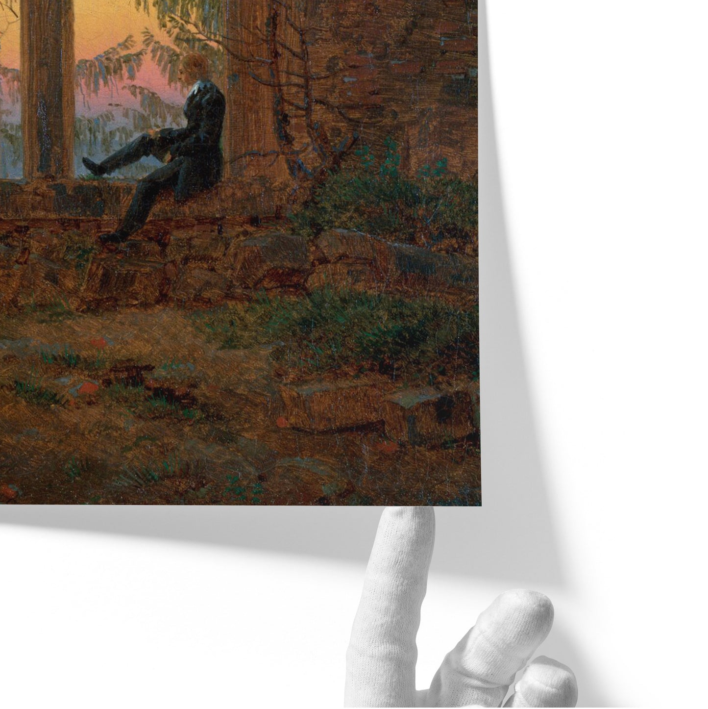 Ruins of the Oybin (Dreamer) | Caspar David Friedrich | c. 1835