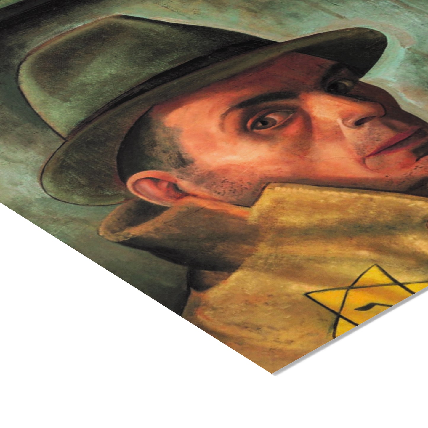 Self Portrait with Jewish Identity Card | Felix Nussbaum | 1943