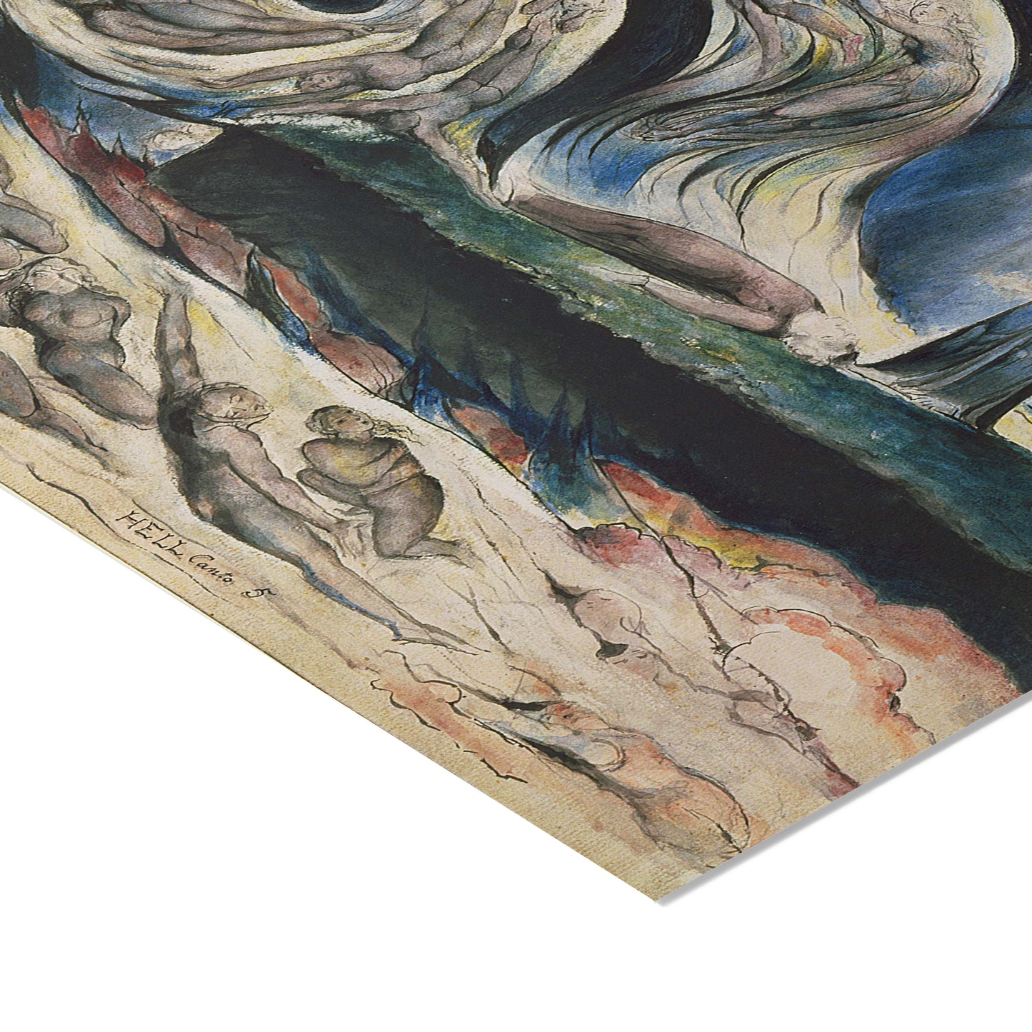 The Lovers' Whirlwind | William Blake | 1824-27