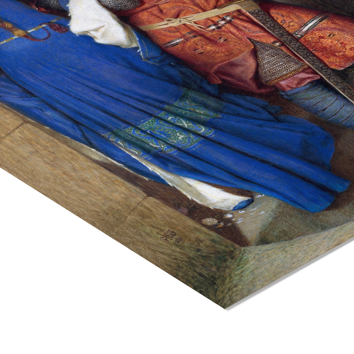 The Meeting on the Turret Stairs | Frederic William Burton | 1864