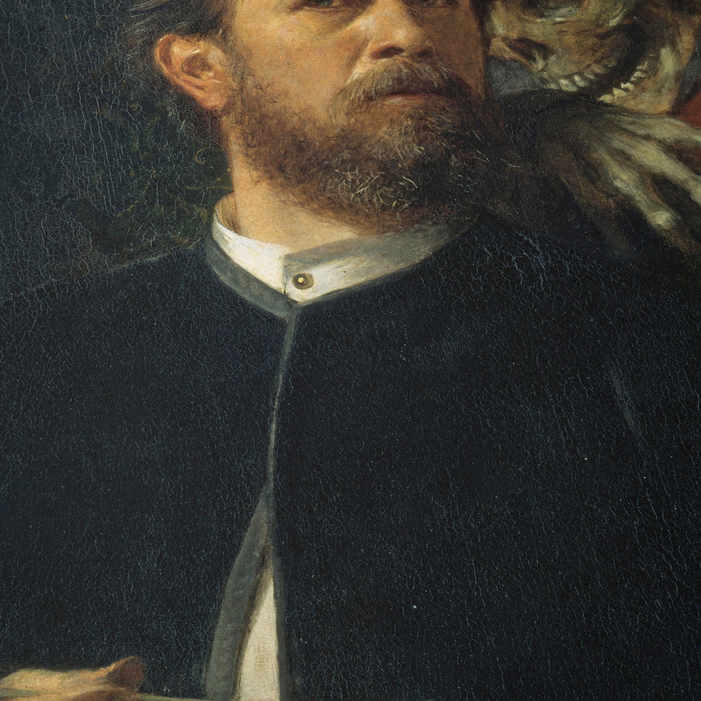 Self-Portrait with Death Playing the Fiddle | Arnold Böcklin | 1872