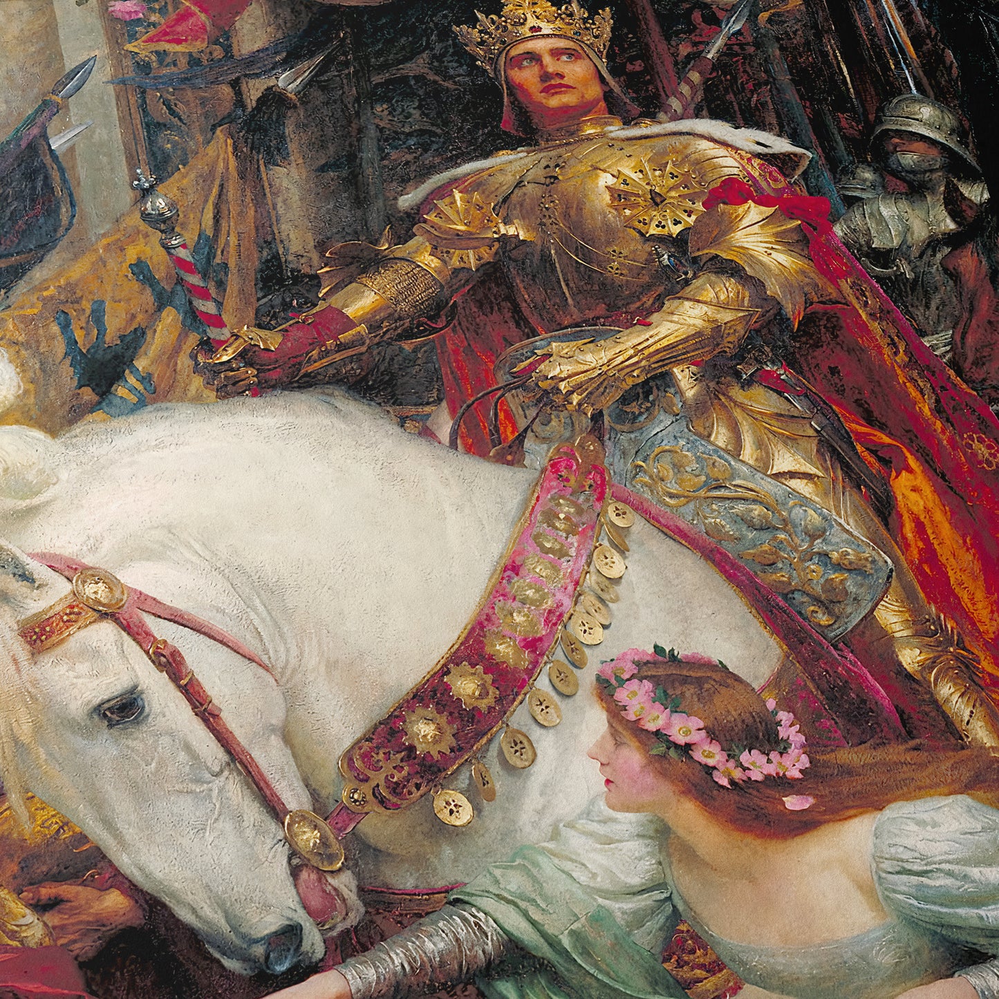 The Two Crowns | Sir Frank Dicksee | 1900