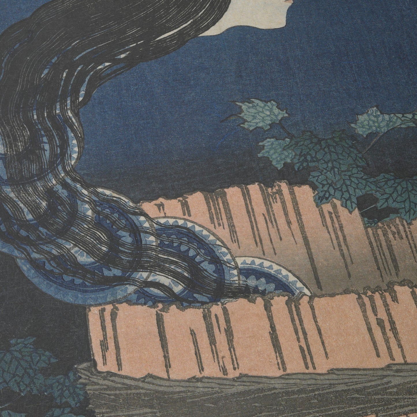 The Plate Mansion (Sara-yashiki) | Katsushika Hokusai | 1831-1832