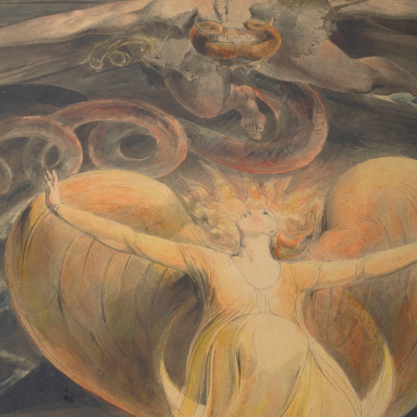The Great Red Dragon and the Woman Clothed with the Sun | William Blake | c. 1805