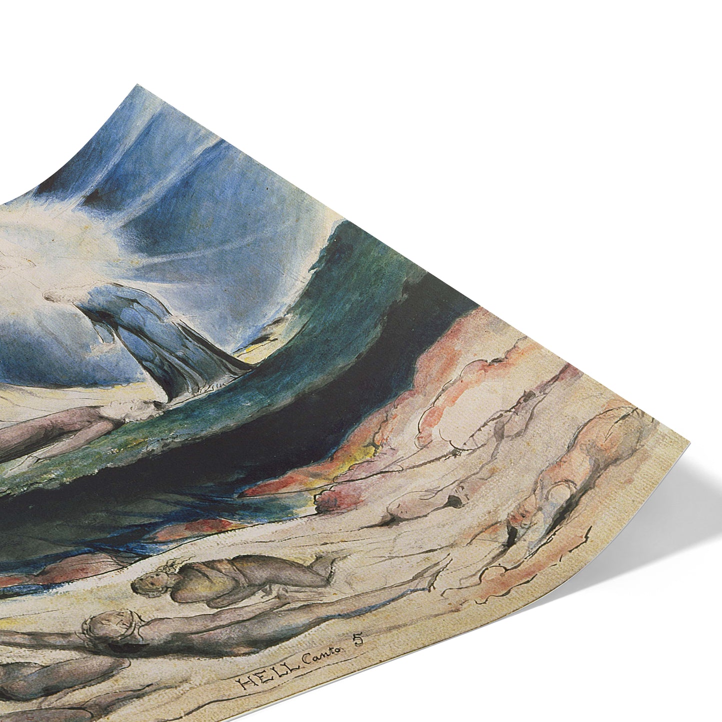 The Lovers' Whirlwind | William Blake | 1824-27
