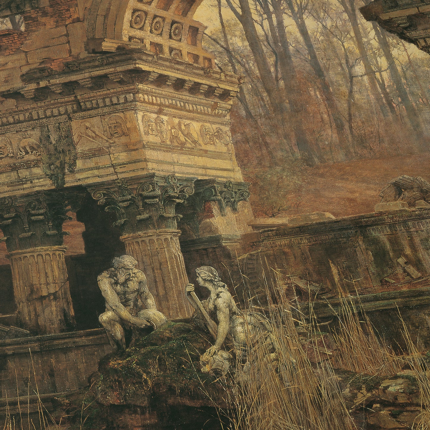 The Roman Ruin in Schönbrunn | Carl Moll | 1892