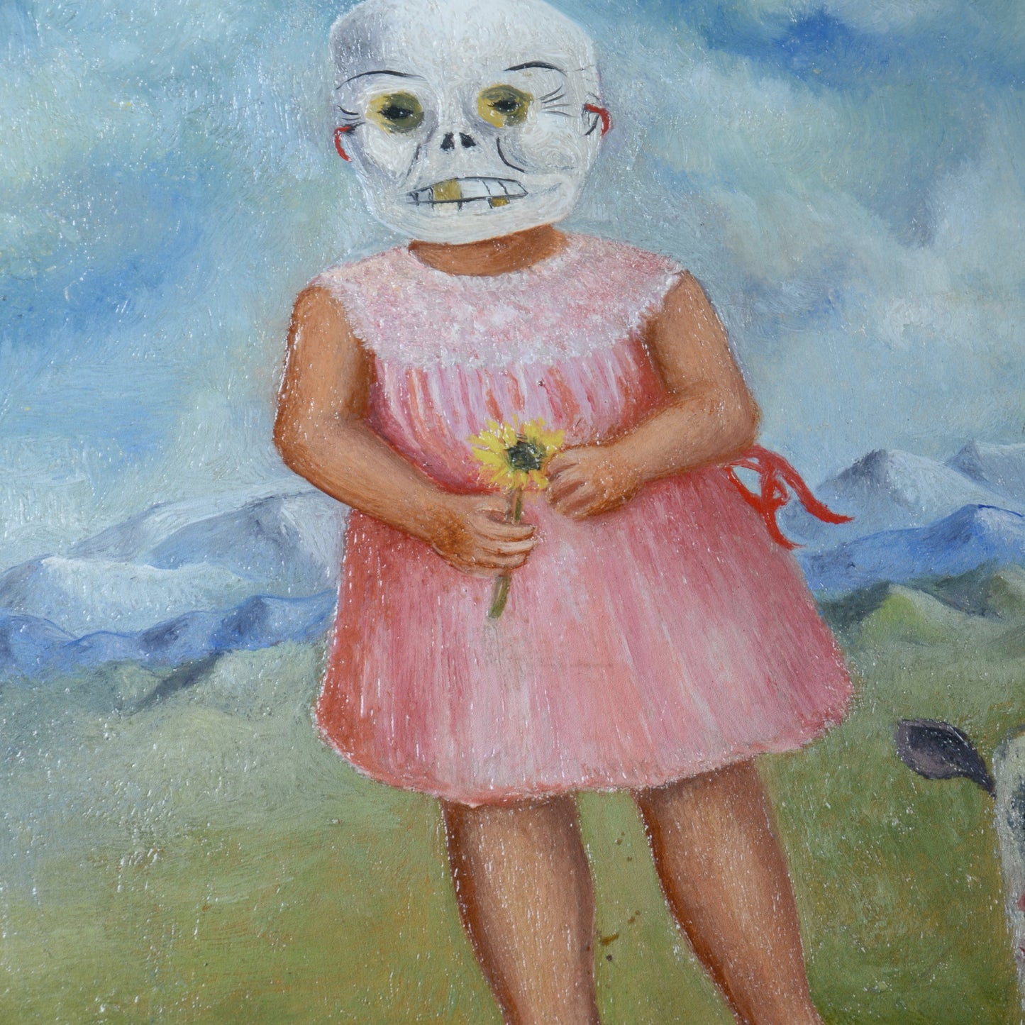 Girl With Death Mask | Frida Kahlo | 1938