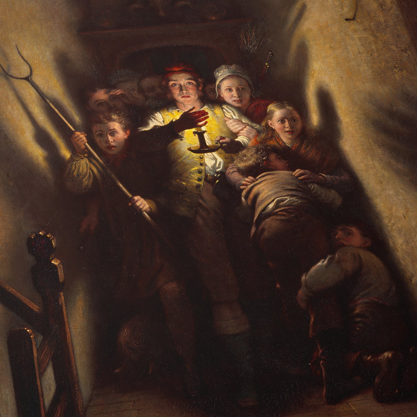 The Night Alarm: the Advance! | Charles West Cope | 1871