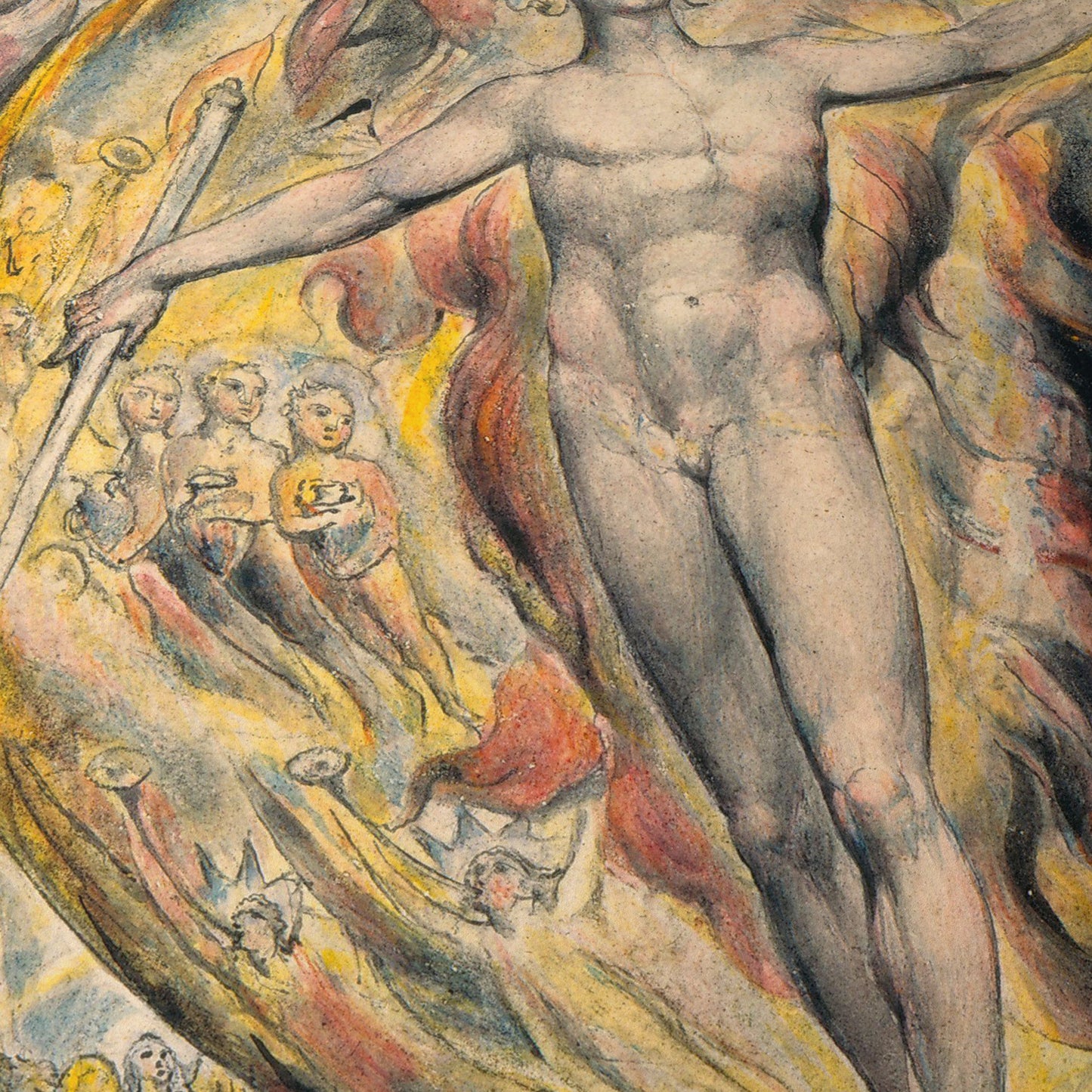 The Sun at his Eastern Gate | William Blake | 1816-20