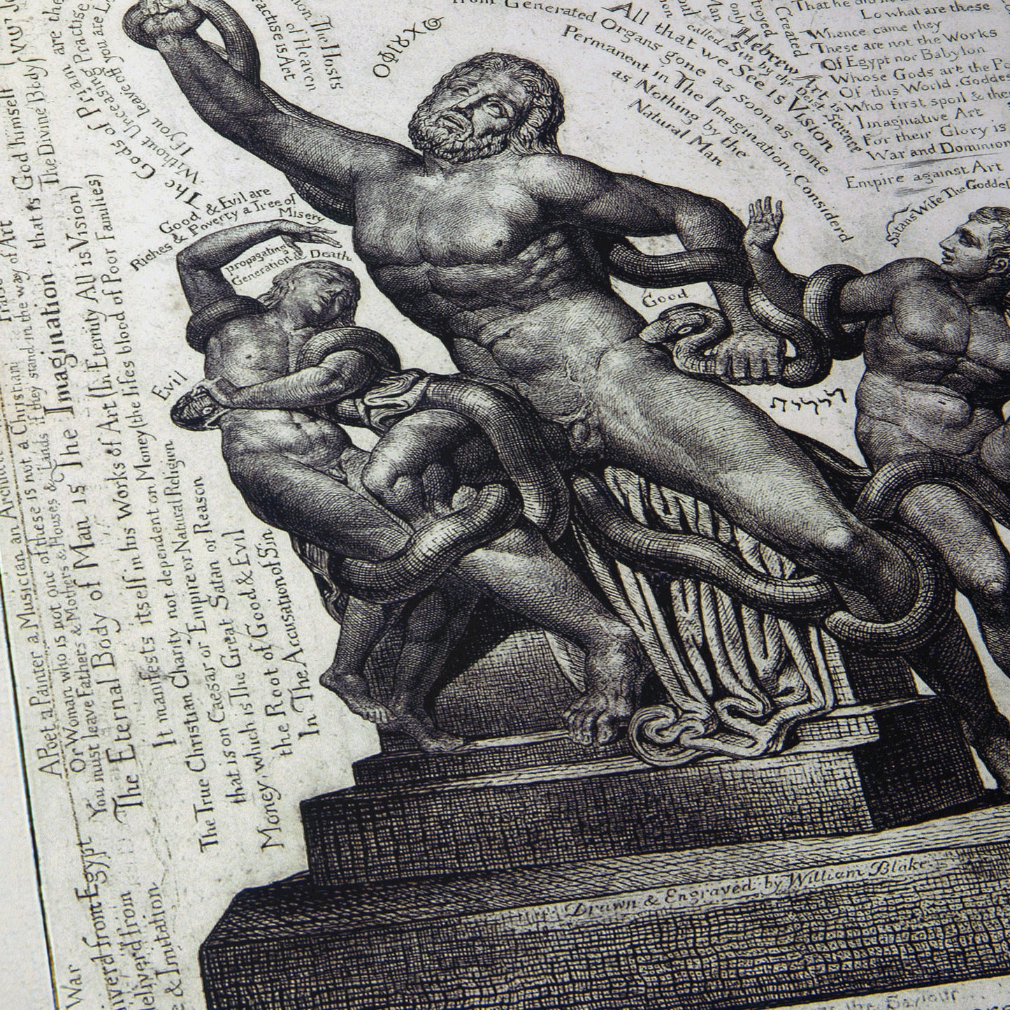 Laocoön | William Blake | 1825-27