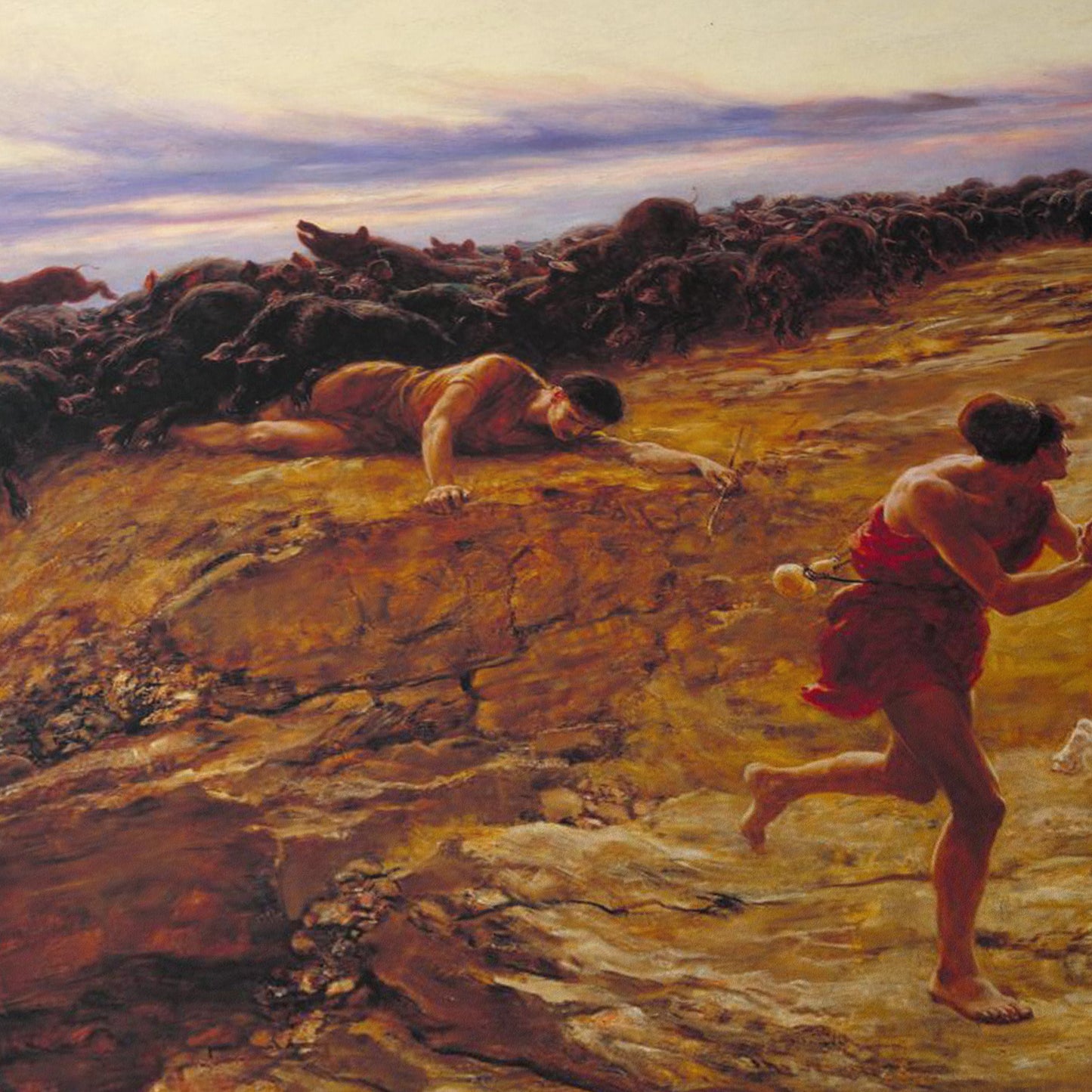 The Miracle of The Garderene Swine | Briton Rivière | 1883