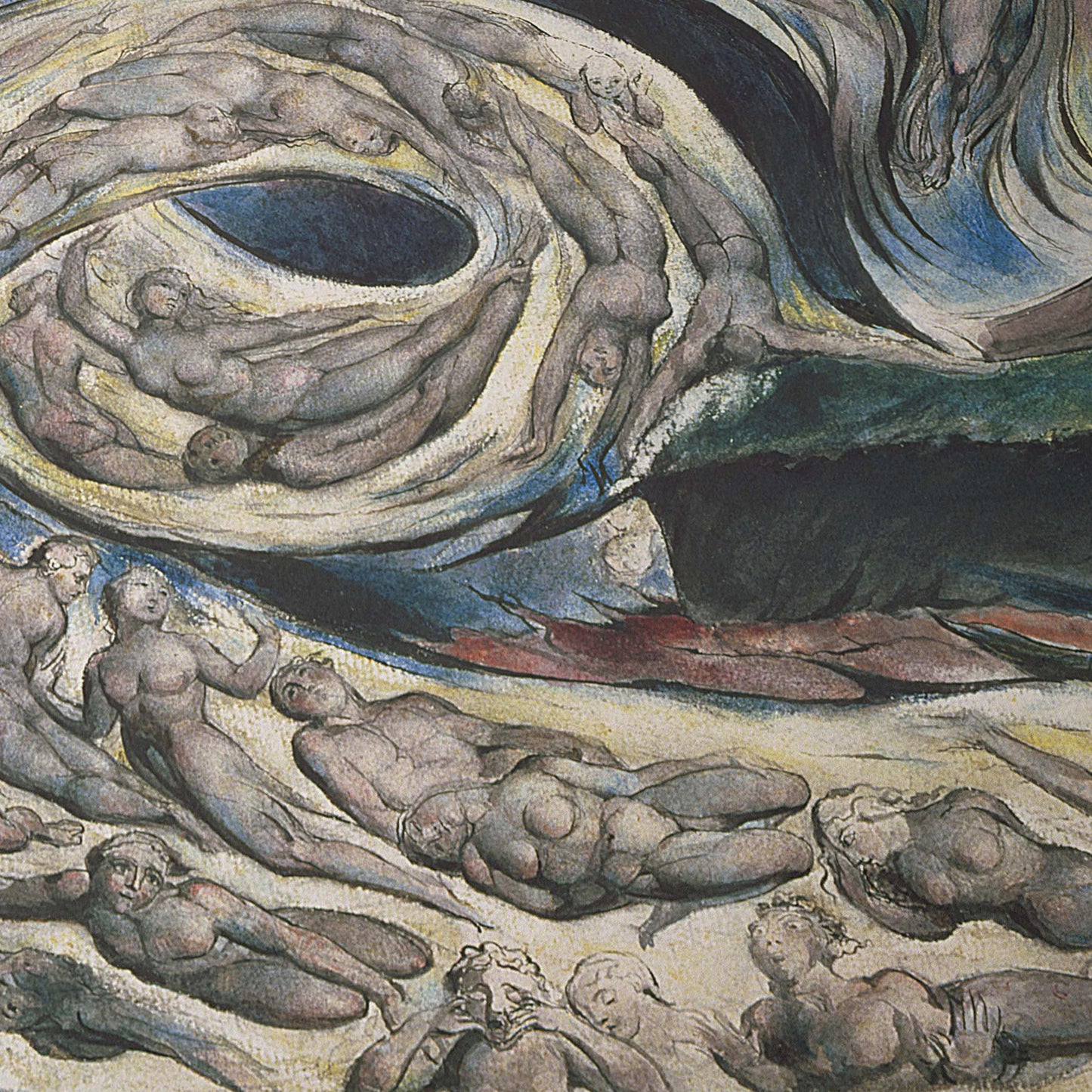 The Lovers' Whirlwind | William Blake | 1824-27