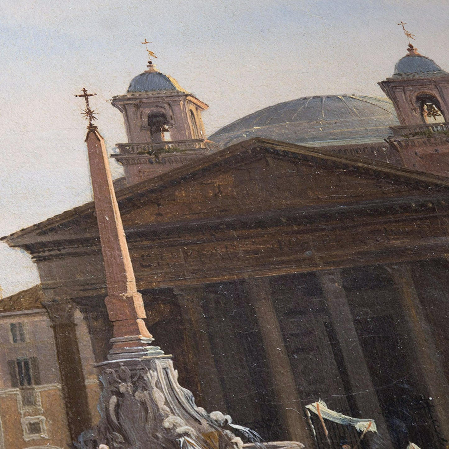 View of the Pantheon, Rome | Ippolito Caffi | 19th Century