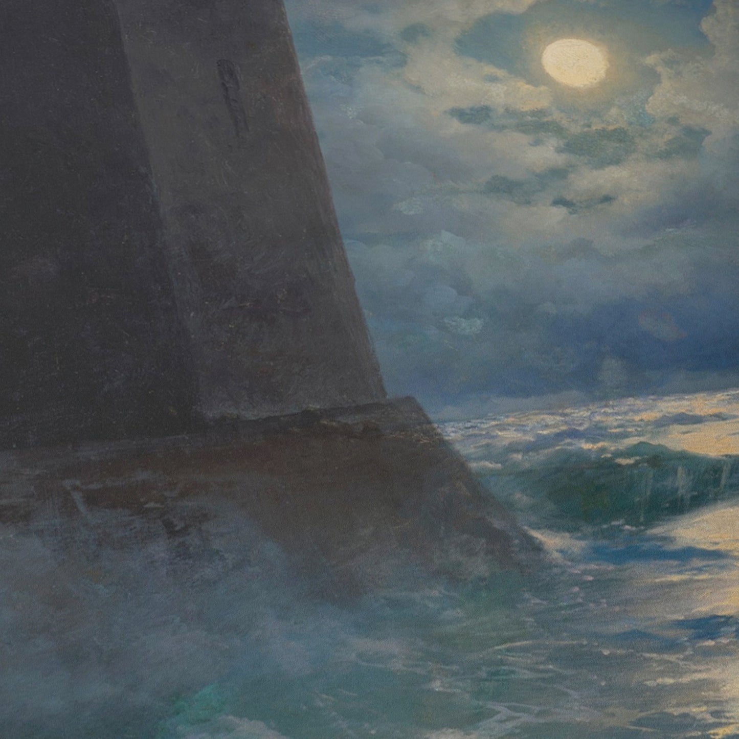 Genoese Towers in the Black Sea | Ivan Aivazovsky | 1895