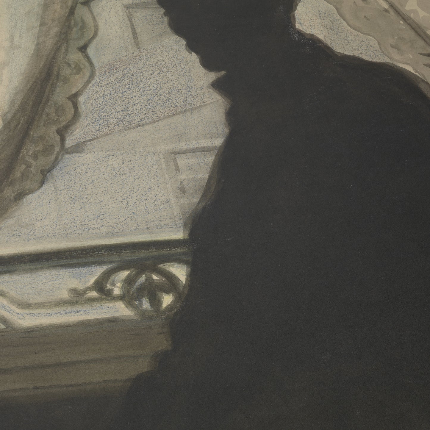 Silhouette of The Painter | Léon Spilliaert | 1907