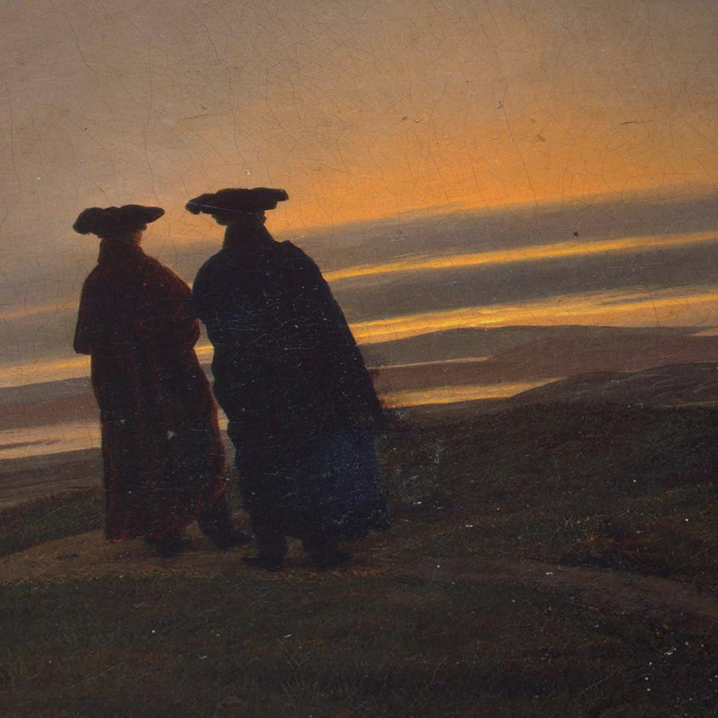 Sunset | Caspar David Friedrich | 1830-35