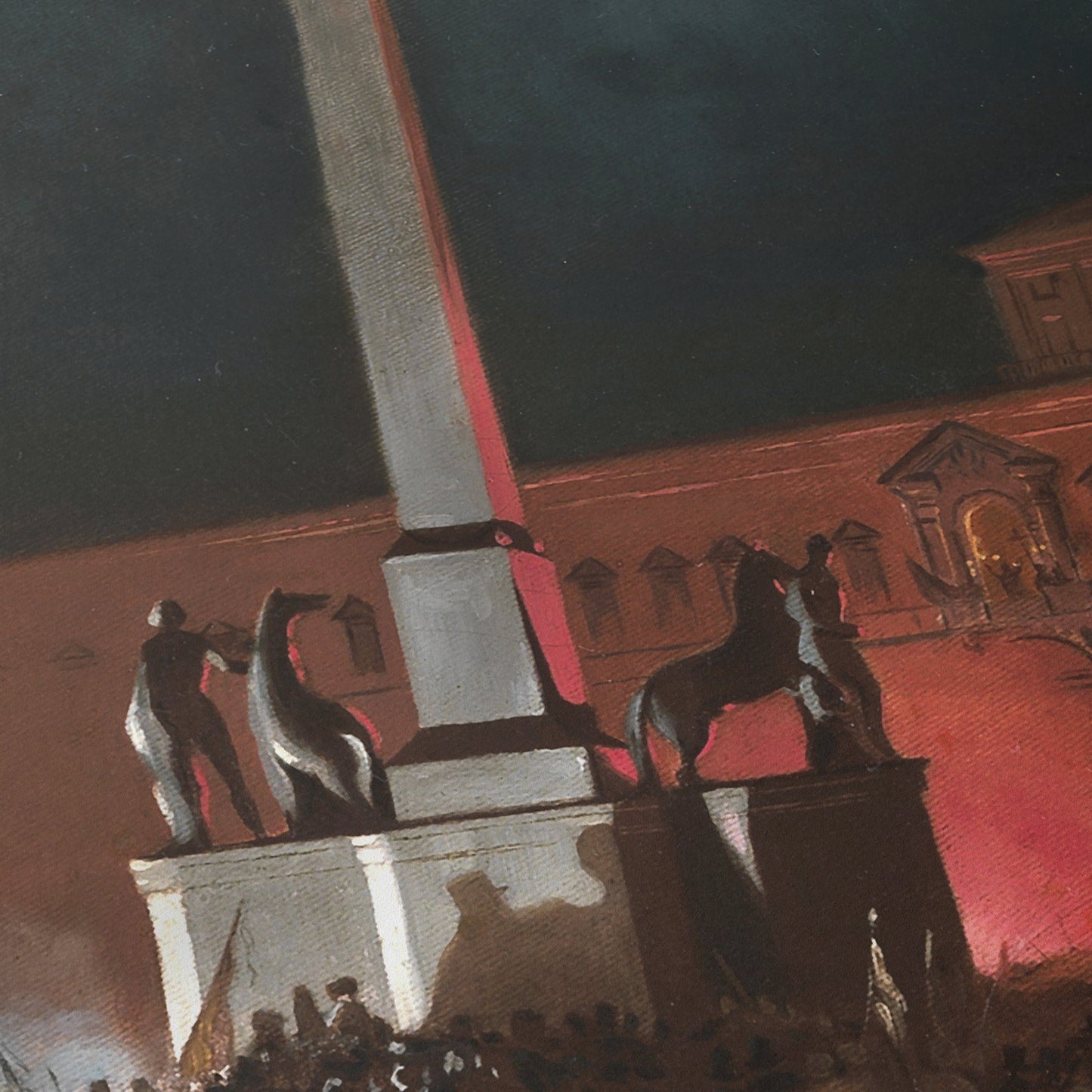 Blessing of Pius IX from the Quirinale at Night | Ippolito Caffi | 1848