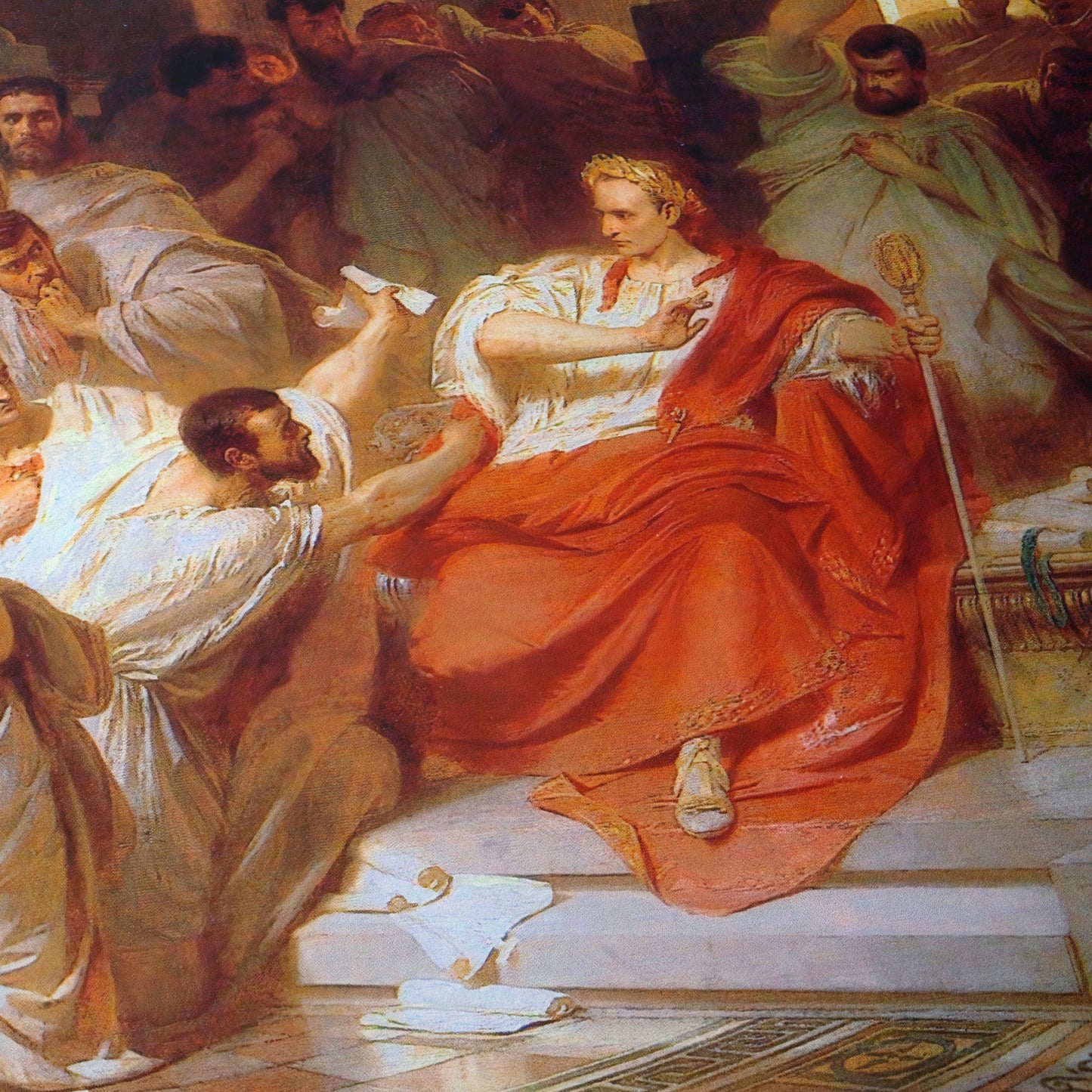 The Murder of Caesar | Karl von Piloty | 1865