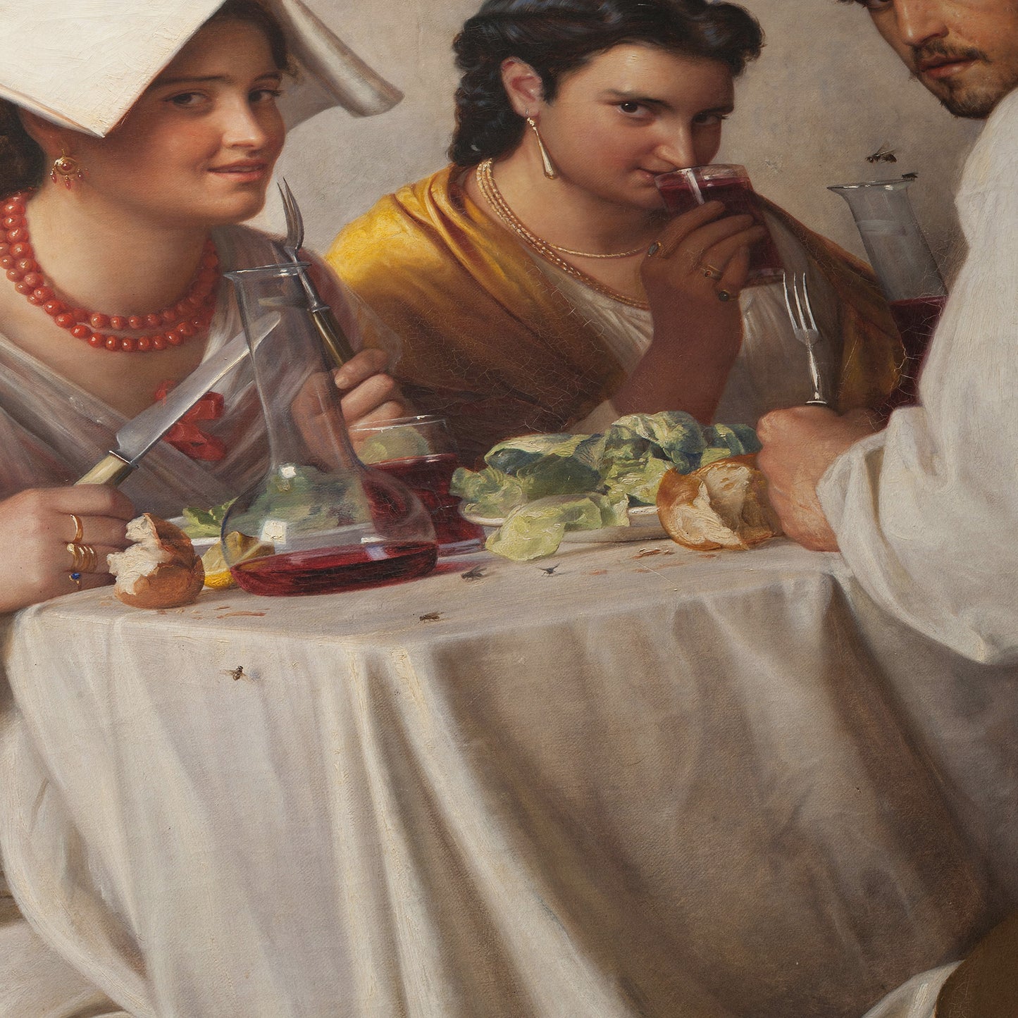 In a Roman Osteria | Carl Bloch | 1866