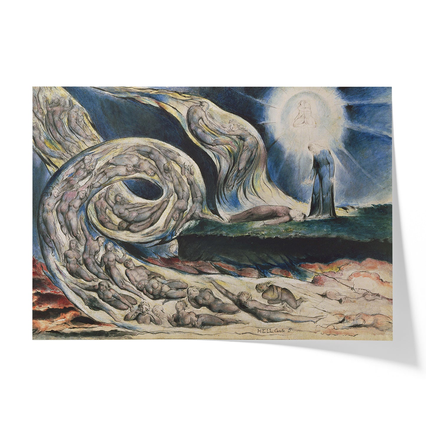 The Lovers' Whirlwind | William Blake | 1824-27