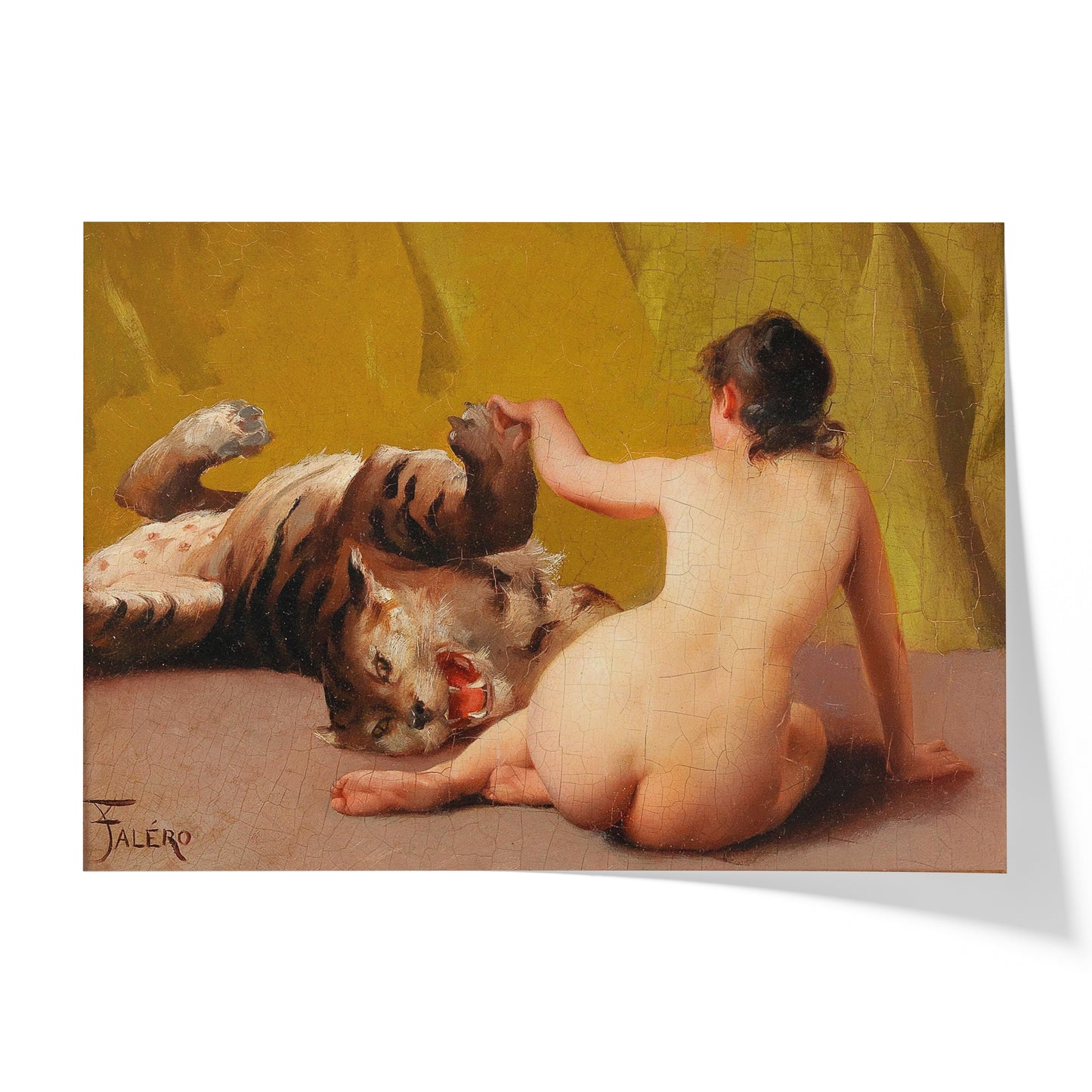 Playing with the Tiger | Luis Ricardo Falero | 1877