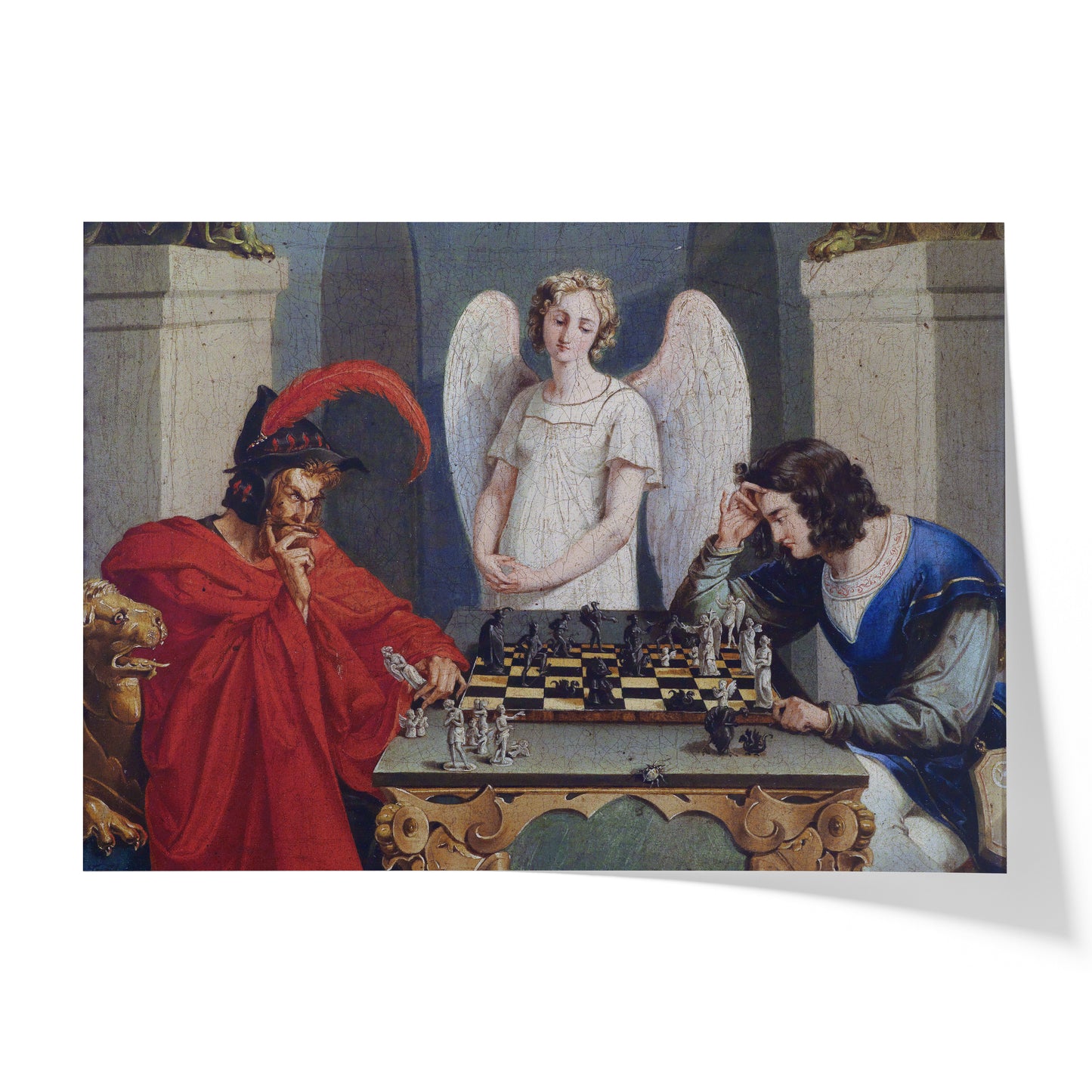 The Devil's Checkmate | Friedrich August Moritz Retzsch | 1831