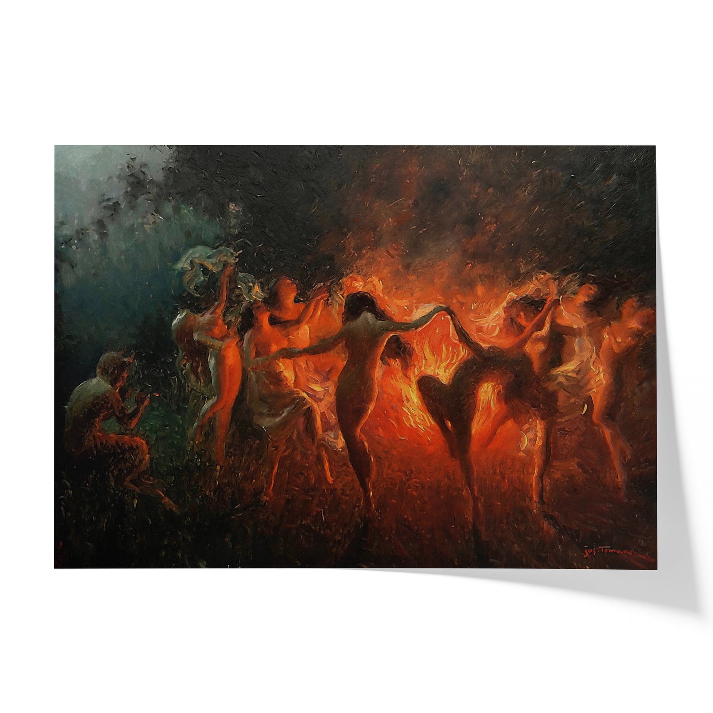 Nymphs Dancing to Pan’s Flute | Joseph Tomanek | 1920