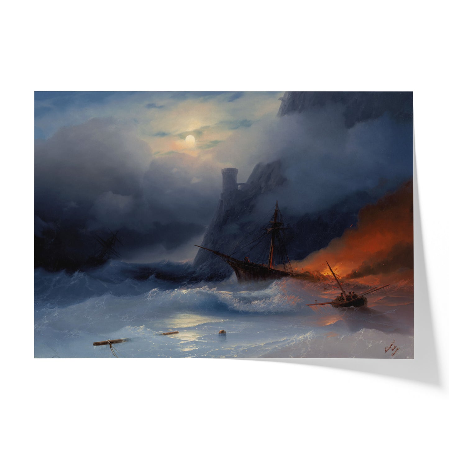 Tempest | Ivan Aivazovsky | 1855