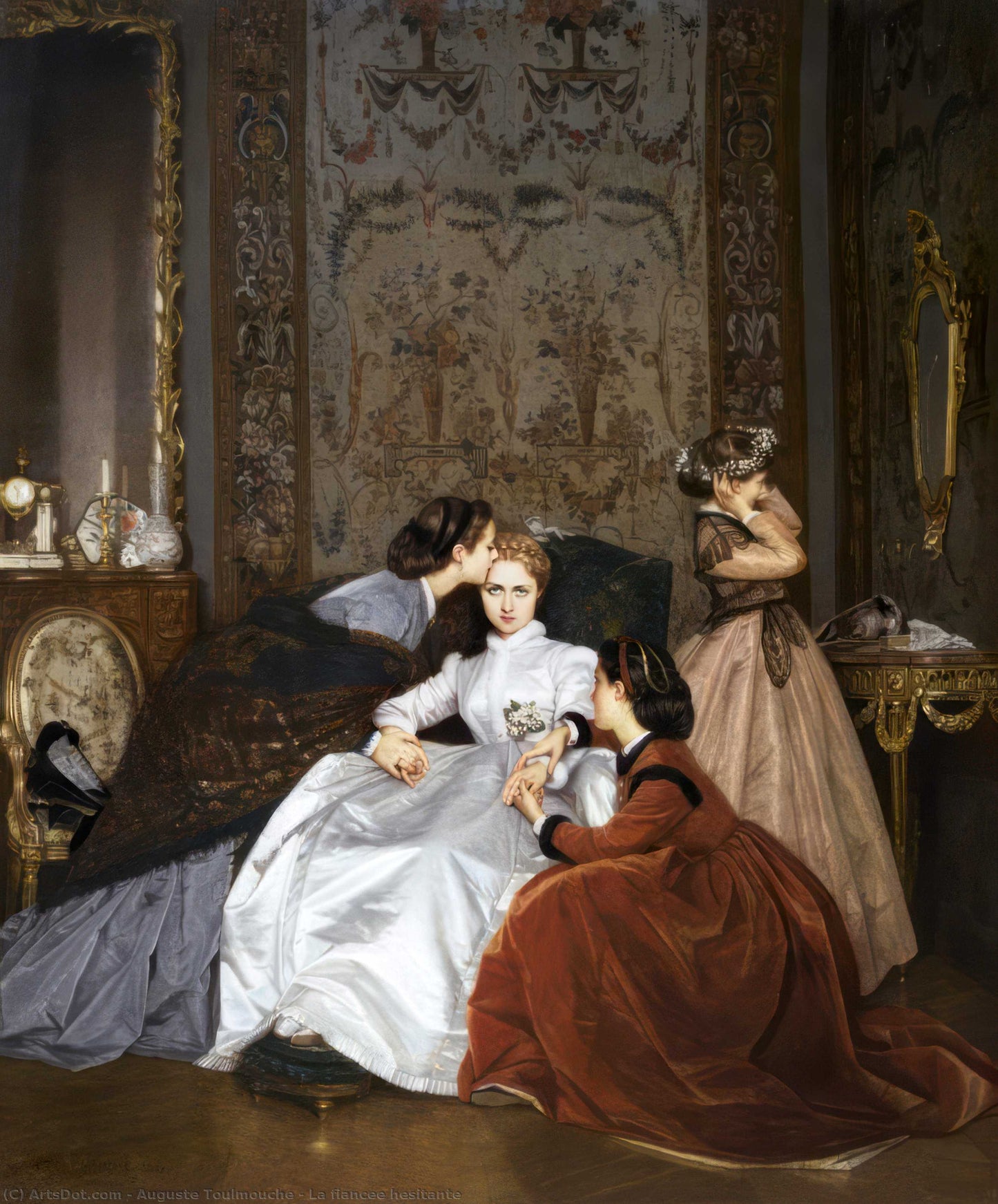 The Reluctant Bride | Auguste Toulmouche | 1866