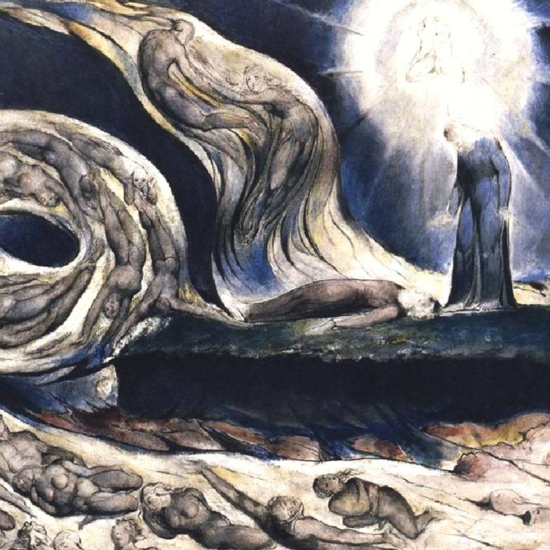 The Lovers' Whirlwind | William Blake | 1824-27