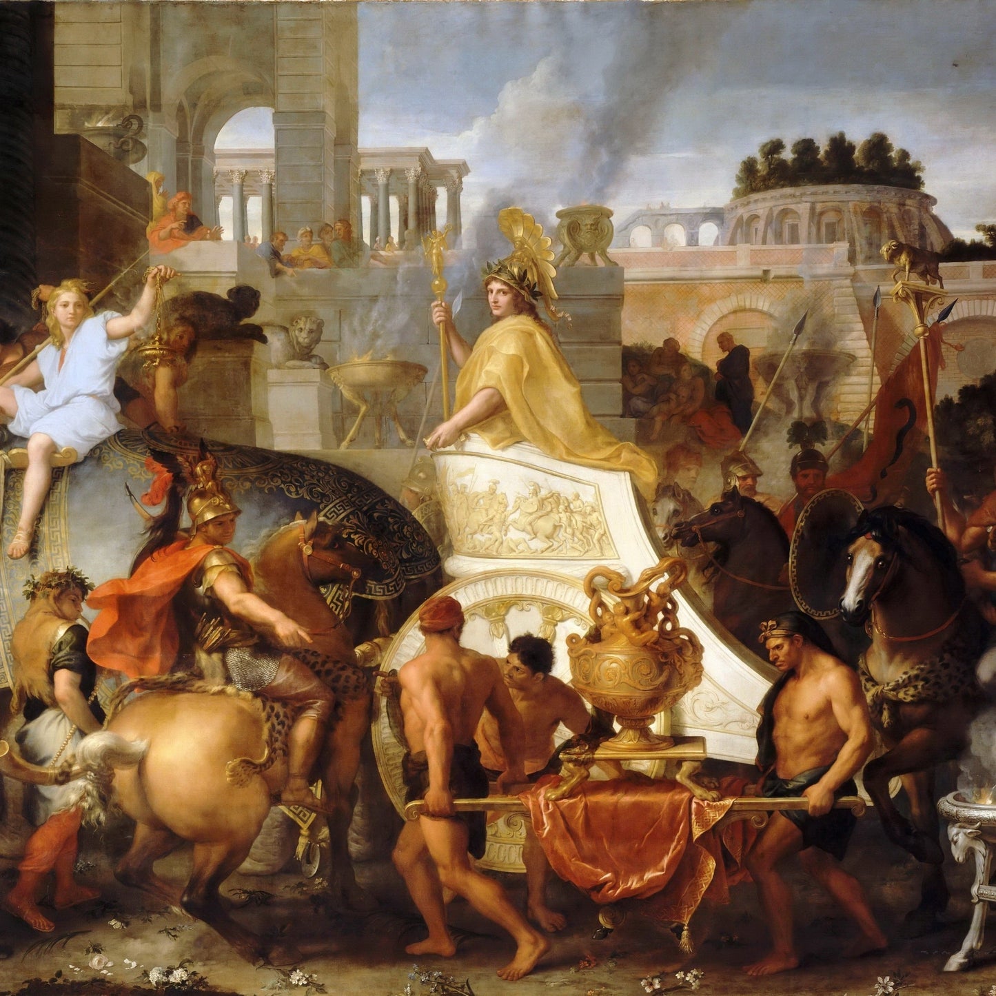 Entry of Alexander into Babylon | Charles Le Brun | 1665