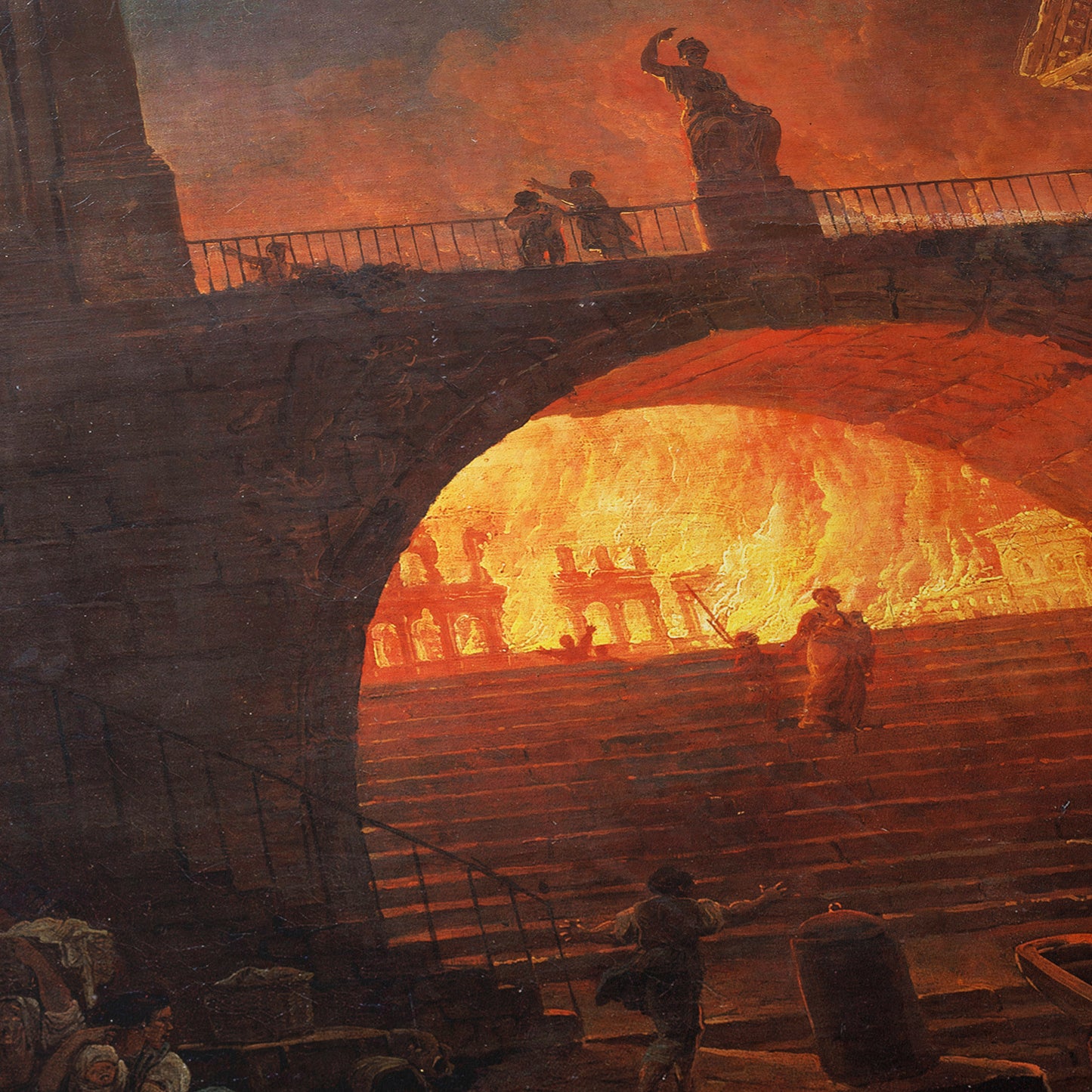 The Fire of Rome | Hubert Robert | 1785