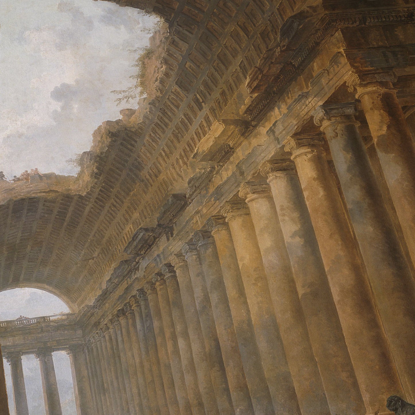 The Old Temple | Hubert Robert | 1787