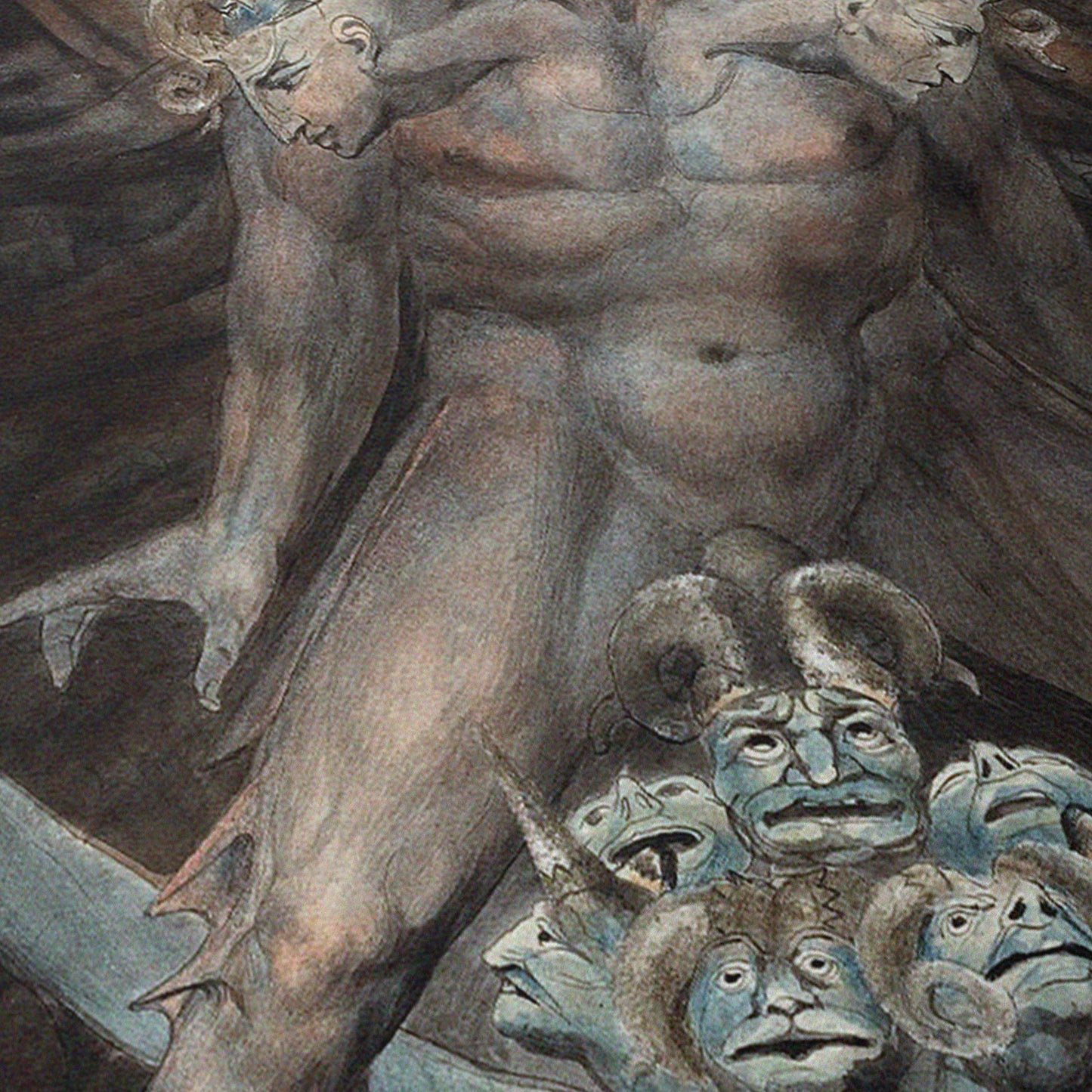 The Great Red Dragon and the Beast from the Sea | William Blake | 1805