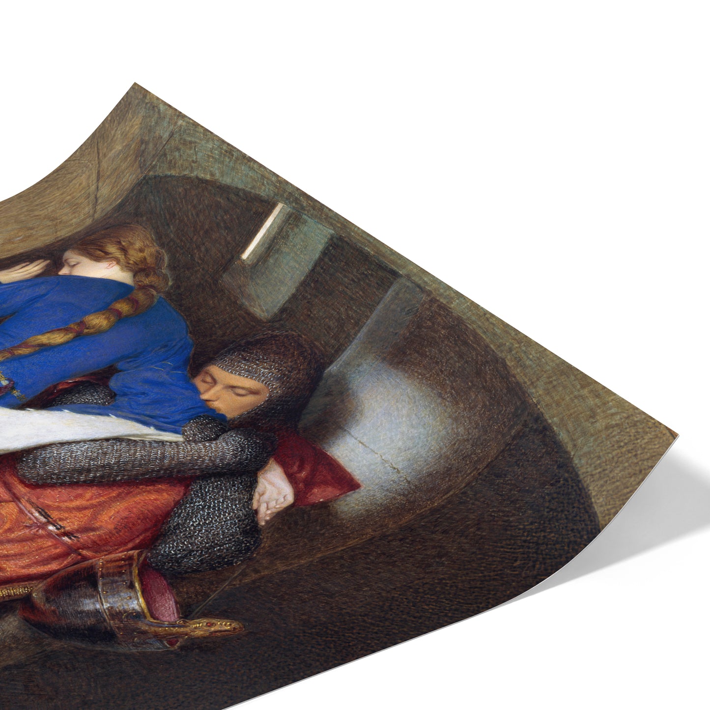 The Meeting on the Turret Stairs | Frederic William Burton | 1864