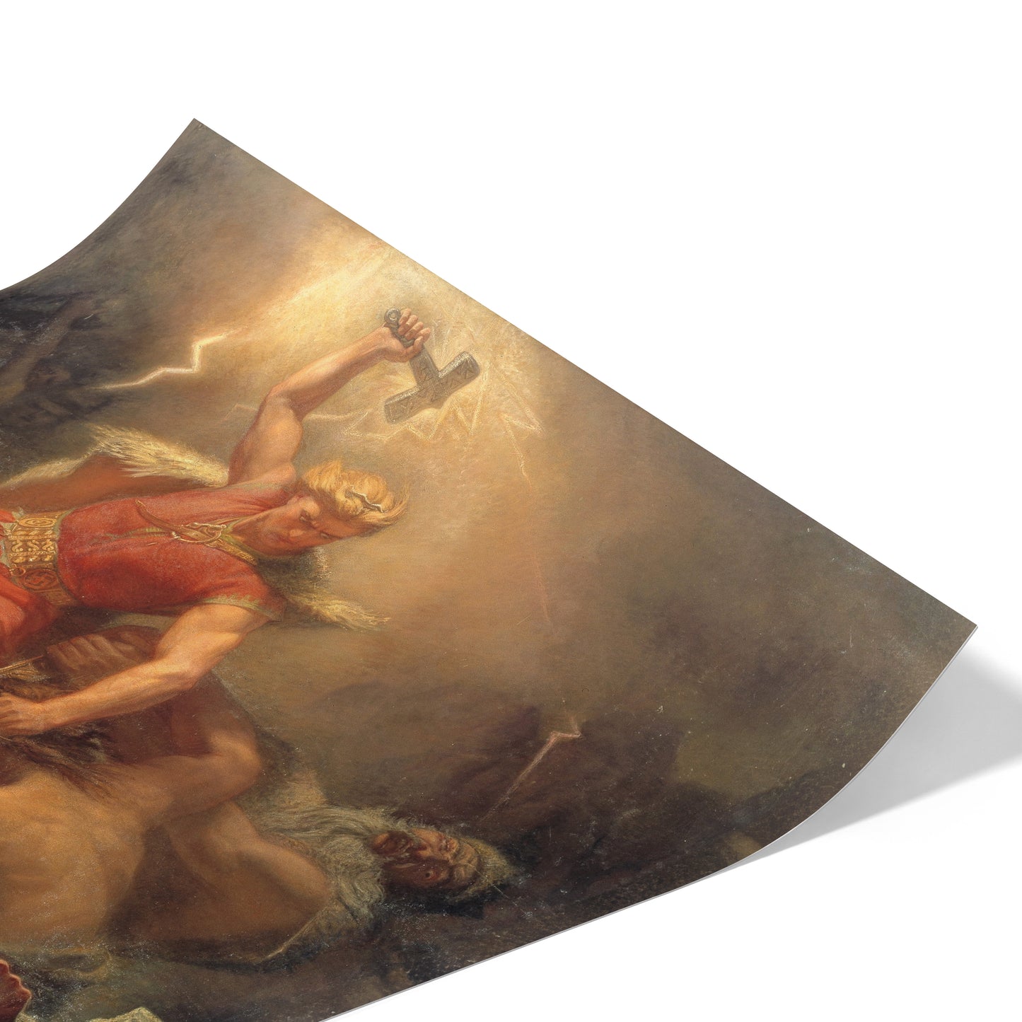 Thor's Fight with the Giants | Mårten Eskil Winge | 1872