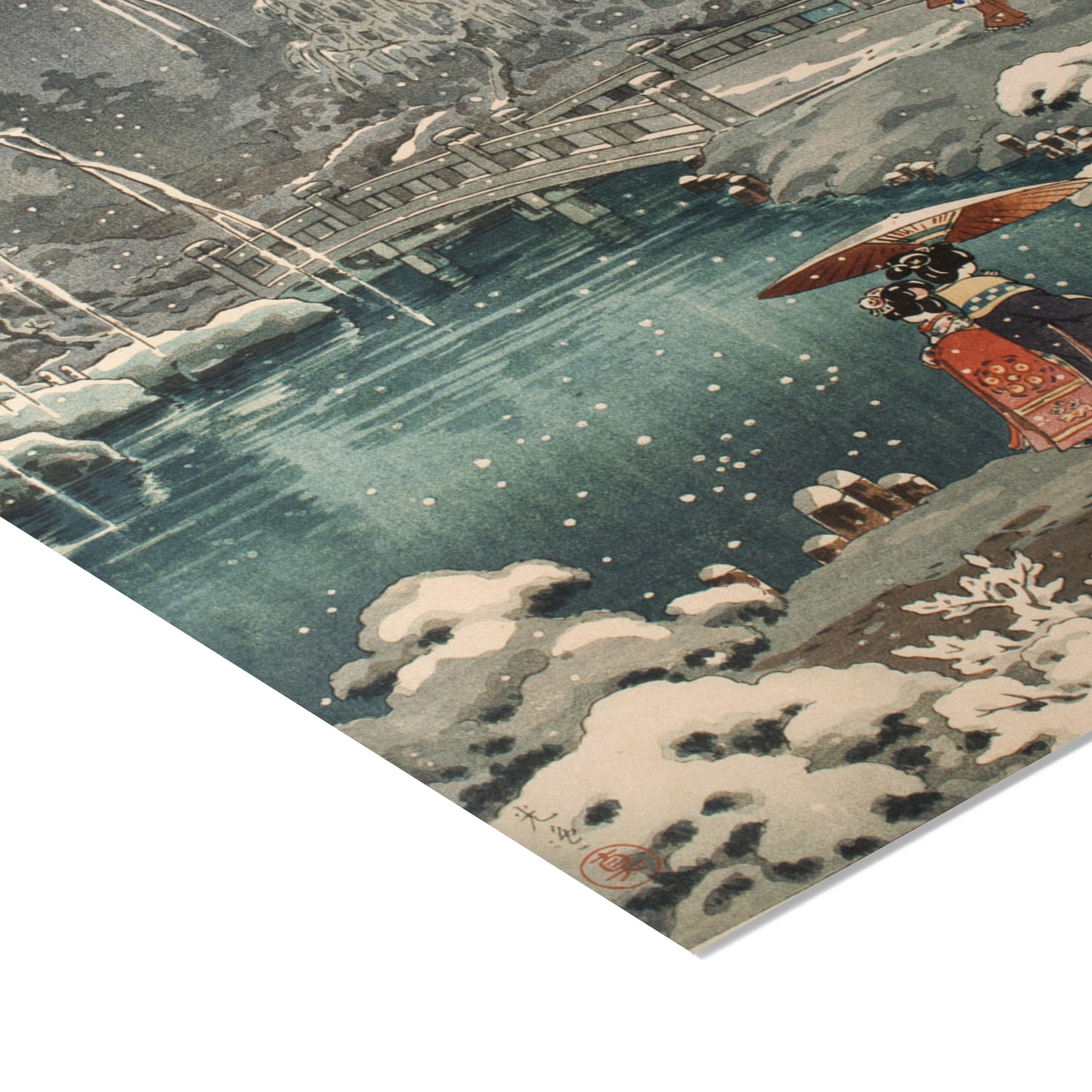 Spring Snow at Maruyama Park, Kyoto | Tsuchiya Koitsu | 1870 - 1949