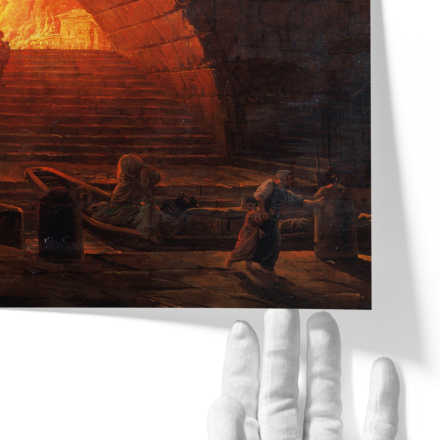 The Fire of Rome | Hubert Robert | 1785