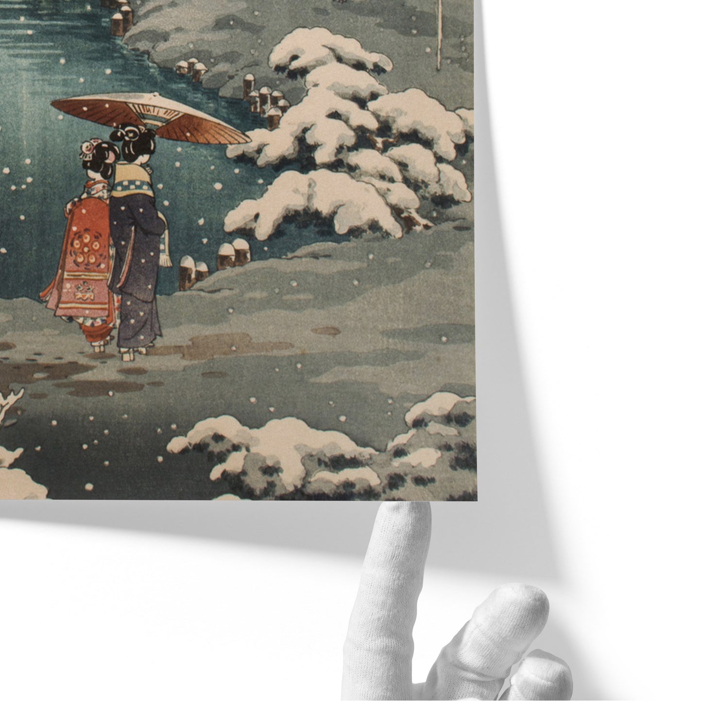 Spring Snow at Maruyama Park, Kyoto | Tsuchiya Koitsu | 1870 - 1949